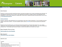 Tablet Screenshot of careers.enterprisecommunity.org